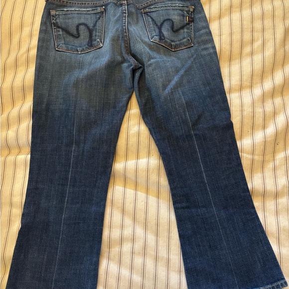 Citizens of Humanity Capri Jeans Size 26 Cropped Flare Premium Denim Made in USA - Picture 7 of 9
